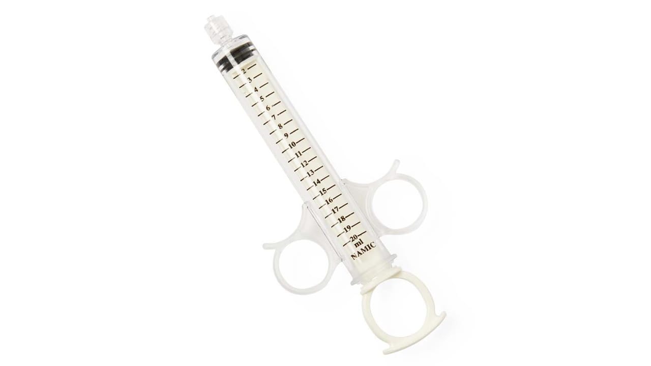 Namic Angiographic Control Syringe with Rotator