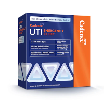 Cadence OTC首创尿路感染应急缓解套装
