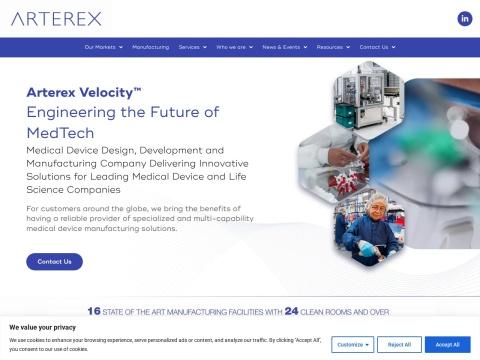 Arterex Medical, Inc. - 全球领先的医疗器械合同制造组织（CDMO）