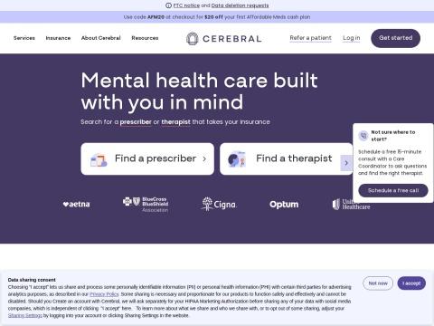 Cerebral Inc. - 美国心理健康远程医疗独角兽企业
