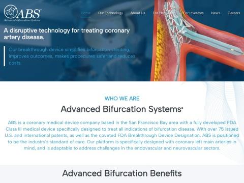 Advanced Bifurcation Systems, Inc. － 美国冠状动脉分叉支架输送系统制造商 ｜ ABS System
