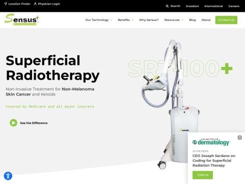 Sensus Healthcare 森瑟斯医疗- 美国浅层放射治疗设备制造商 | NASDAQ:SRTS