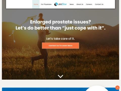 Zenflow Inc.（全球首款柔性膀胱镜BPH植入系统获批企业）